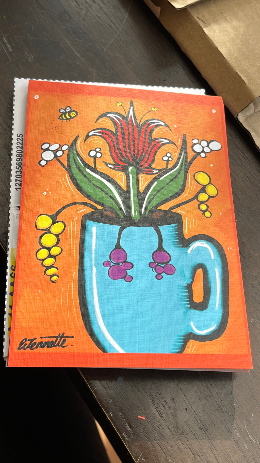 “Coffee Cup of Florals.”